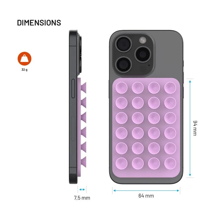 MagSafe držák s přísavkami FIXED MagMate - růžový - iSTYLE CZ