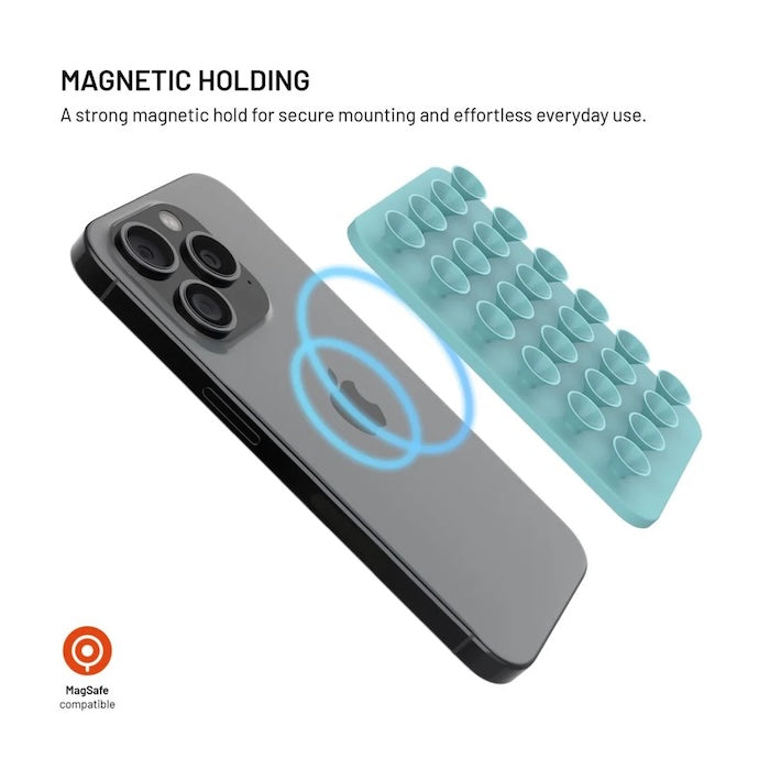 MagSafe držák s přísavkami FIXED MagMate - světle modrý - iSTYLE CZ