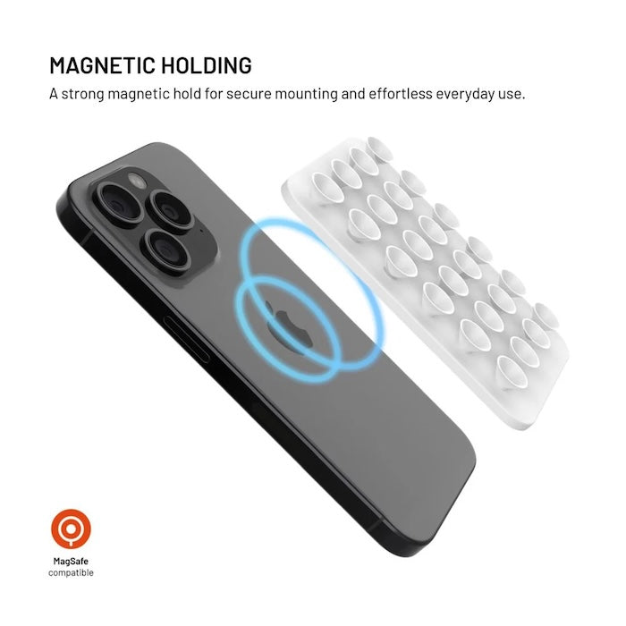 MagSafe držák s přísavkami FIXED MagMate - bílý - iSTYLE CZ