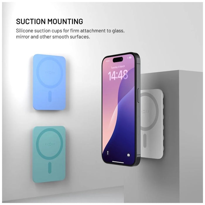 MagSafe držák s přísavkami FIXED MagMate - bílý - iSTYLE CZ