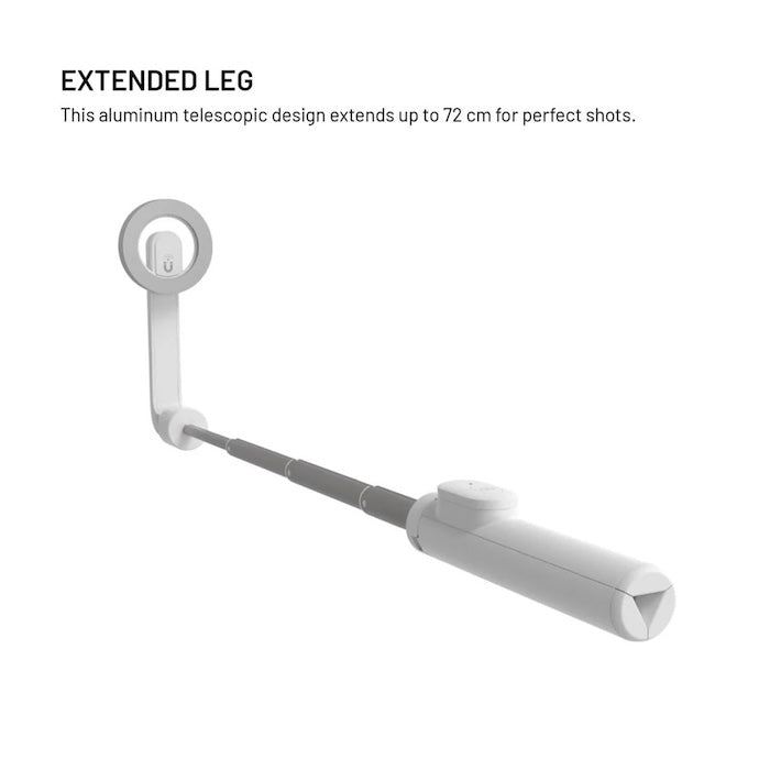 MagSafe selfie stick s tripodem FIXED MagSnap - bílý - iSTYLE CZ