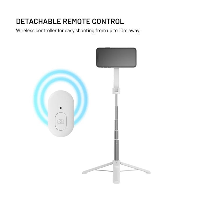 MagSafe selfie stick s tripodem FIXED MagSnap - bílý - iSTYLE CZ