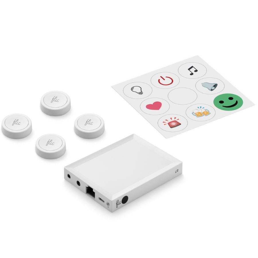 Chytré Bluetooth tlačítko Flic 2 Starter Kit - 4ks