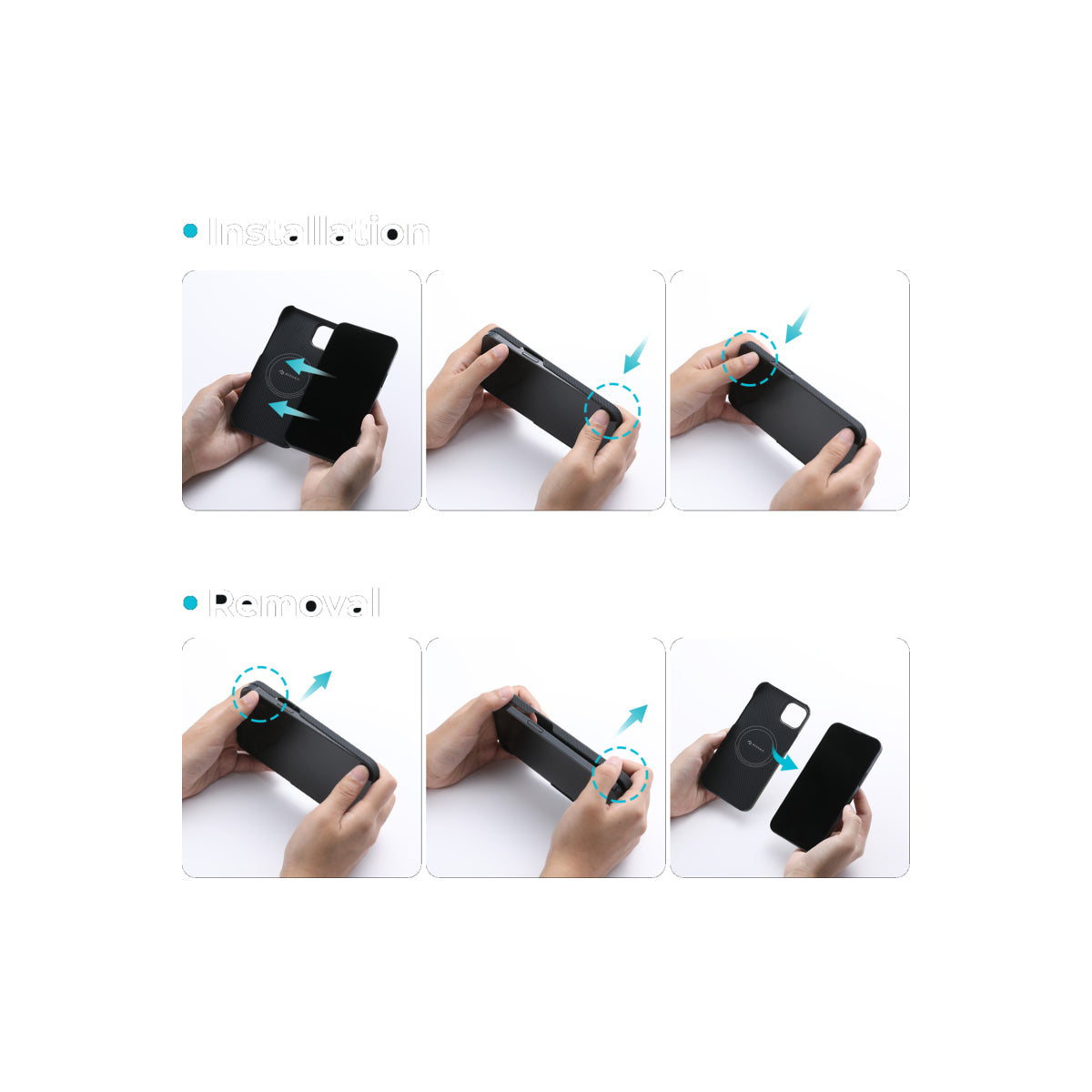 Kryt na iPhone 14 Plus Pitaka Fusion Weaving MagEZ Case 3 - tmavý