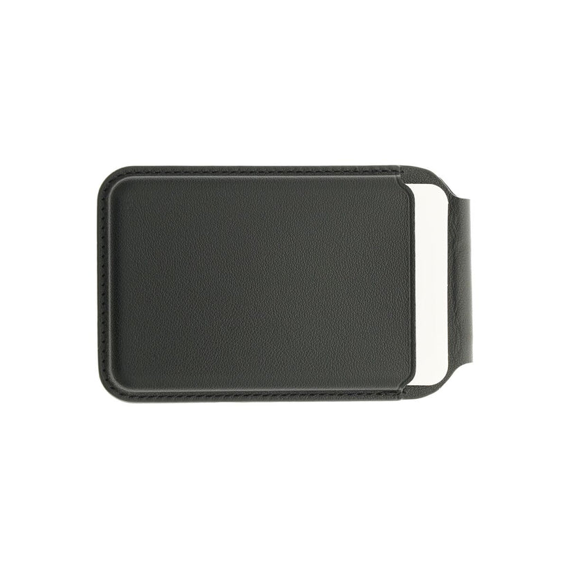 Skládací kožená MagSafe peněženka Dviced – černá - iSTYLE CZ