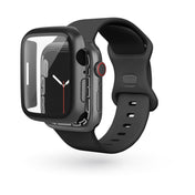 Ochranný kryt na Apple Watch 7 41 mm Epico Glass Case - černý - iSTYLE CZ