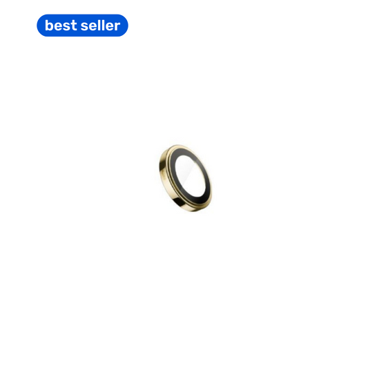 Safírové sklo na čočky pro iPhone 14 Pro / Pro Max Blueo - zlaté - iSTYLE CZ