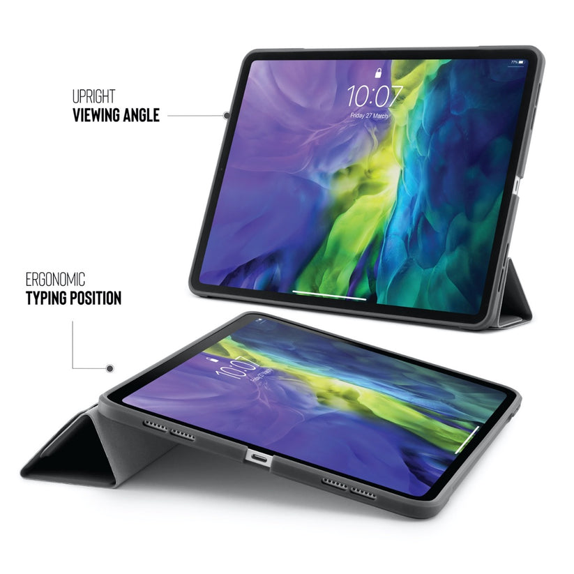 Pouzdro Pipetto Origami pro iPad Air 4 10.9" (2020) - šedé - iSTYLE CZ