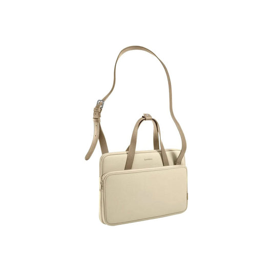 Brašna pro MacBook Pro 14" tomtoc Shoulder Bag - béžová - iSTYLE CZ