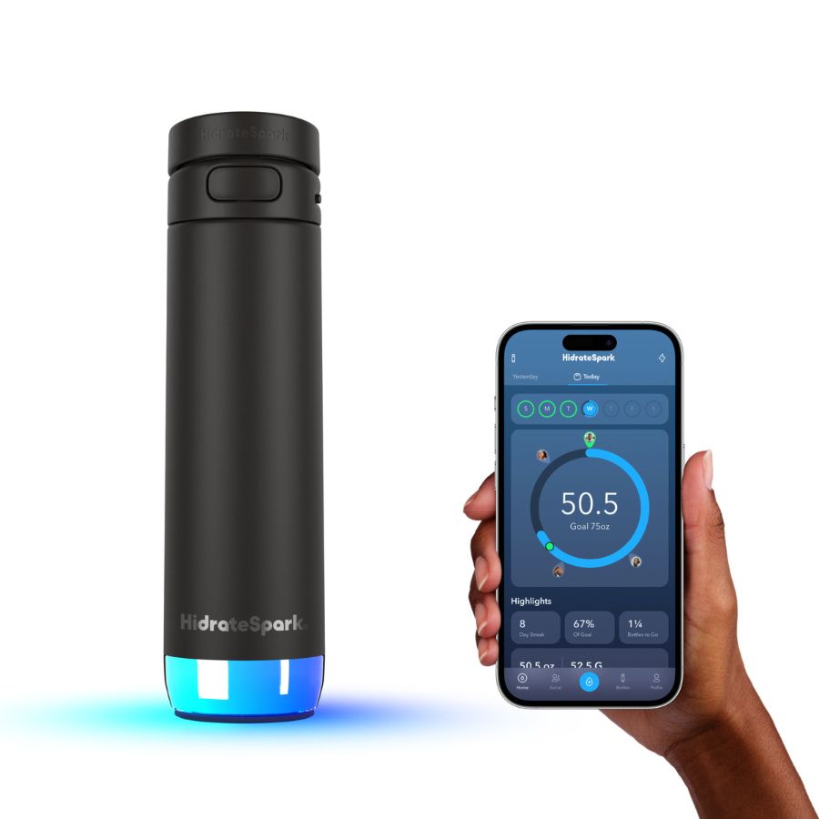 Chytrá lahev HidrateSpark PRO 2 621 ml - černá