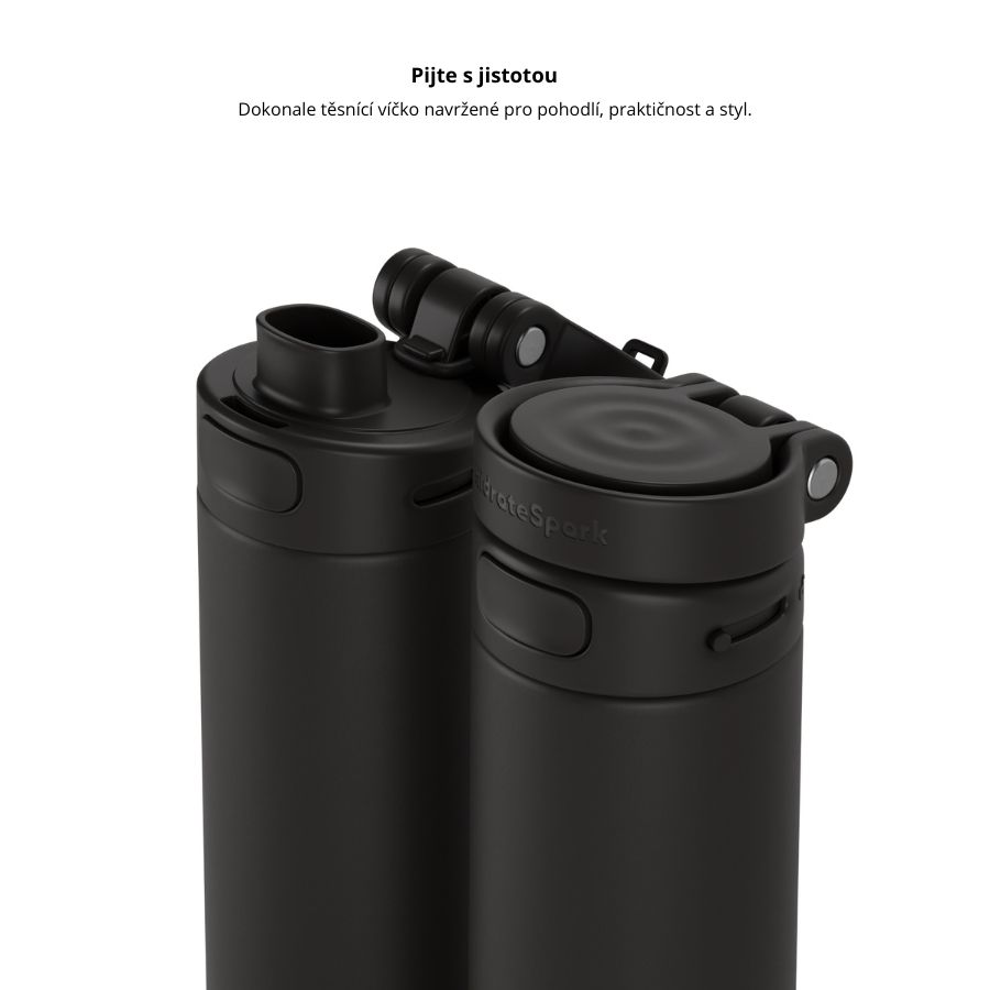 Chytrá lahev HidrateSpark PRO 2 950 ml - černá