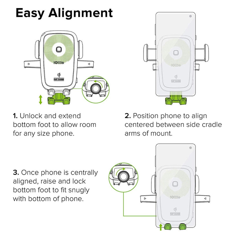 Univerzální držák iOttie Easy One Touch Wireless Dash Mount - černý