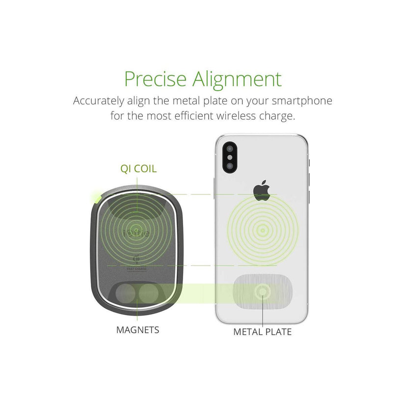 Univerzální držák iOttie iTap Wireless 2 Fast Charging Magnetic Vent - černý