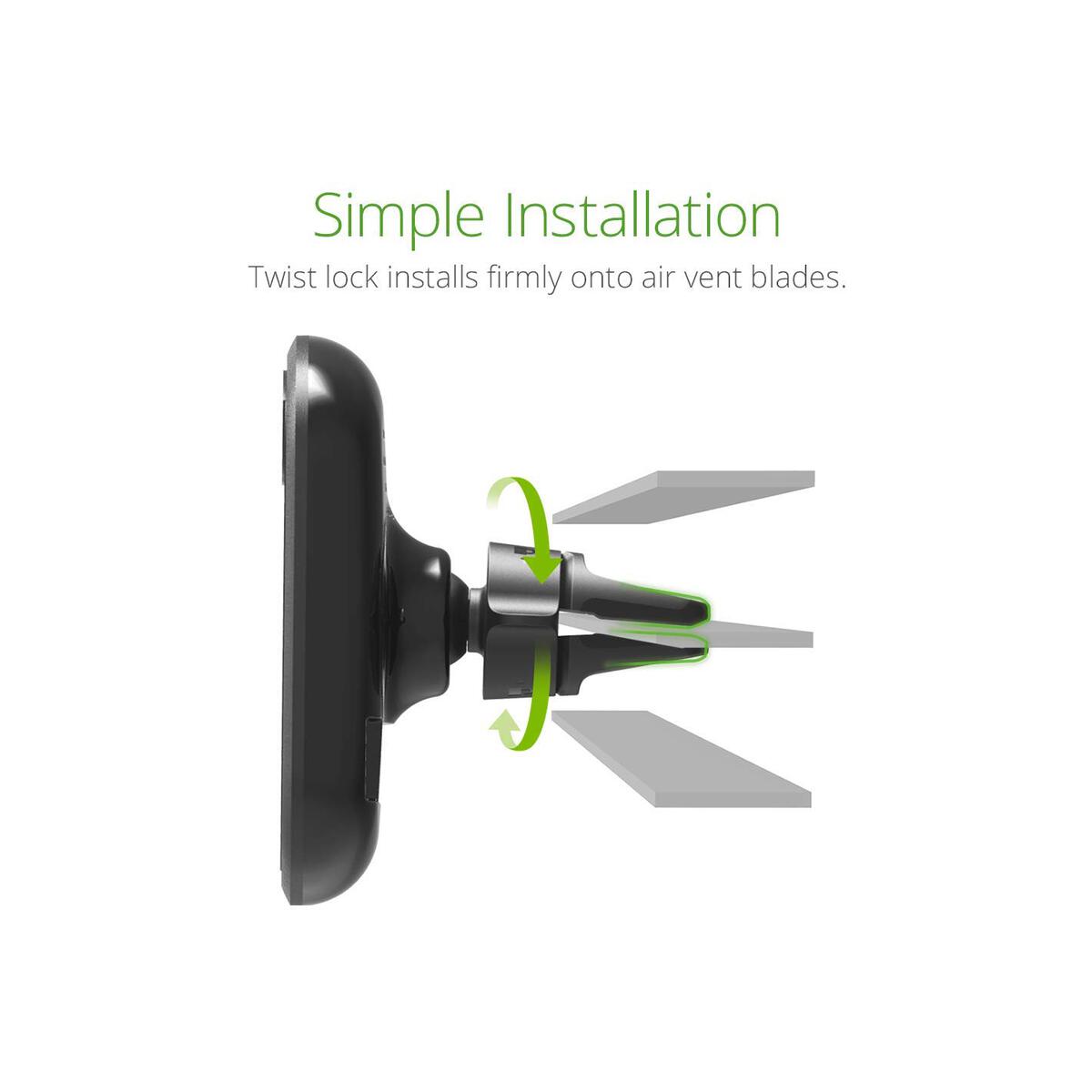 Univerzální držák iOttie iTap Wireless 2 Fast Charging Magnetic Vent - černý