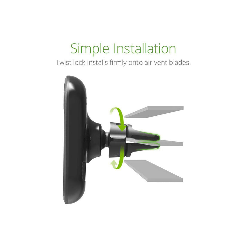 Univerzální držák iOttie iTap Wireless 2 Fast Charging Magnetic Vent - černý