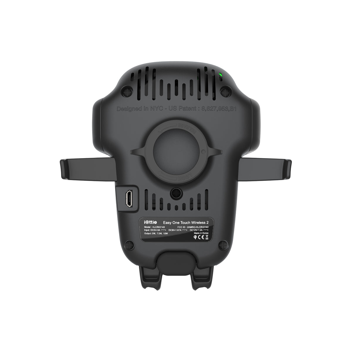 Držák do auta s bezdrátovou nabíječkou iOttie Easy One Touch Wireless 2 Dash Mount - černý