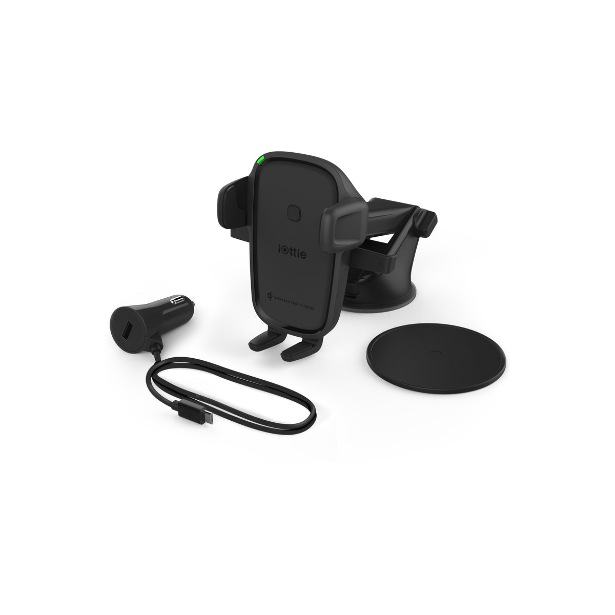 Držák do auta s bezdrátovou nabíječkou iOttie Easy One Touch Wireless 2 Dash Mount - černý