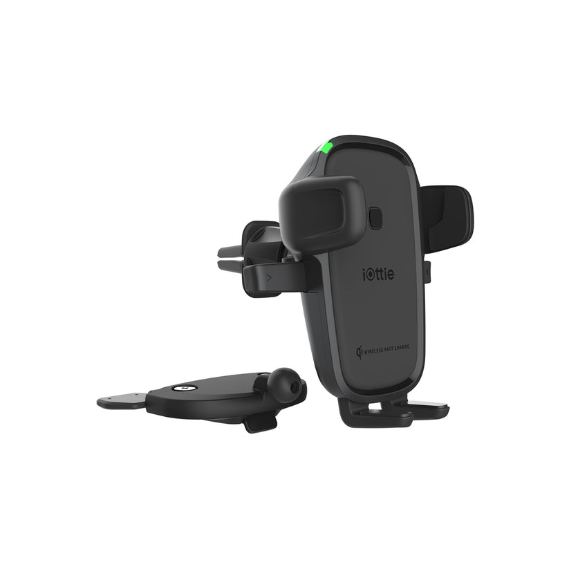 Držák do auta s bezdrátovou nabíječkou iOttie Easy One Touch Wireless 2 Vent & CD Mount - černý