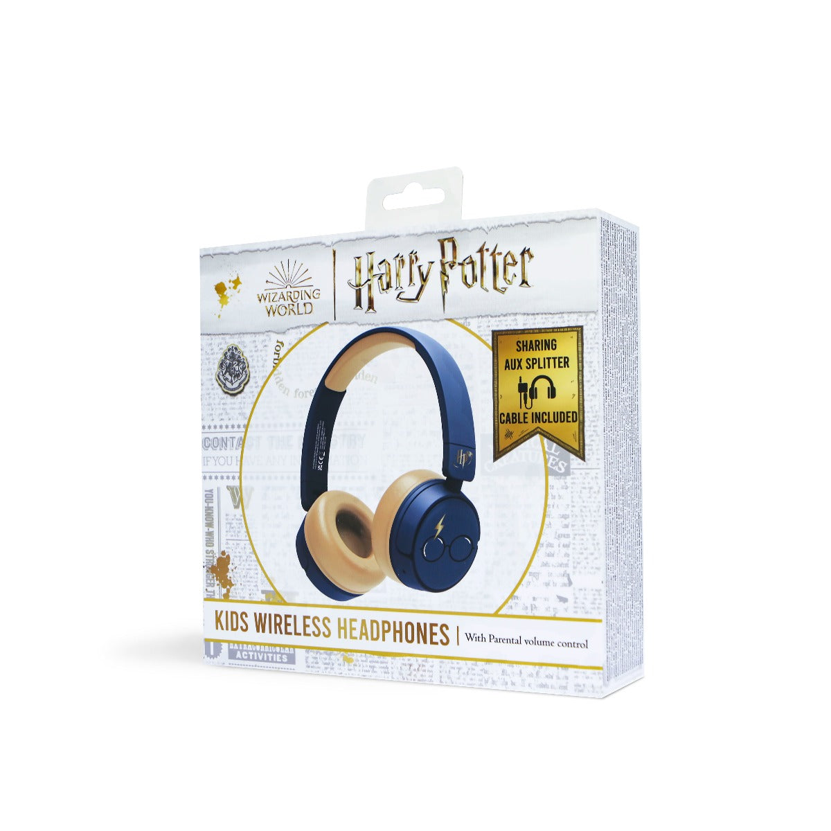 Dětská bezdrátová sluchátka OTL Harry Potter - modrá - iSTYLE CZ