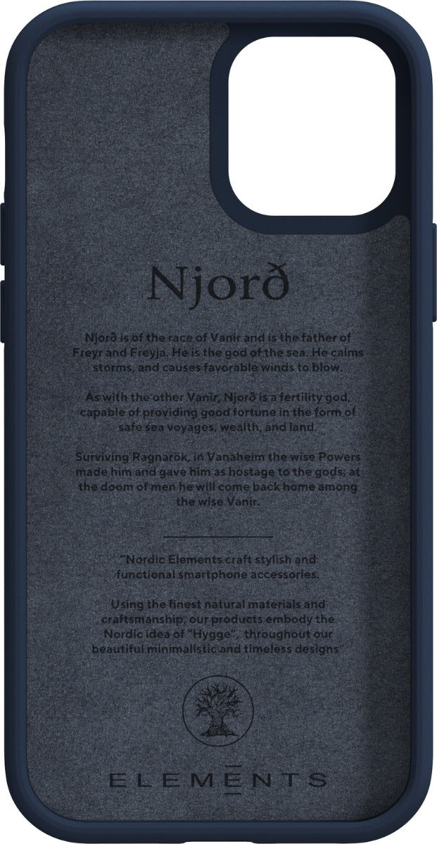Kryt na iPhone 12 / 12 Pro Njord Vatn - modrý