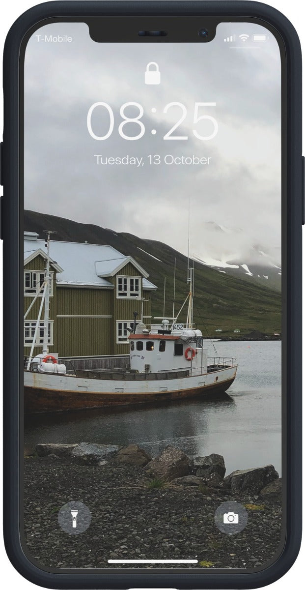 Kryt na iPhone 12 / 12 Pro Njord Vindur - šedý