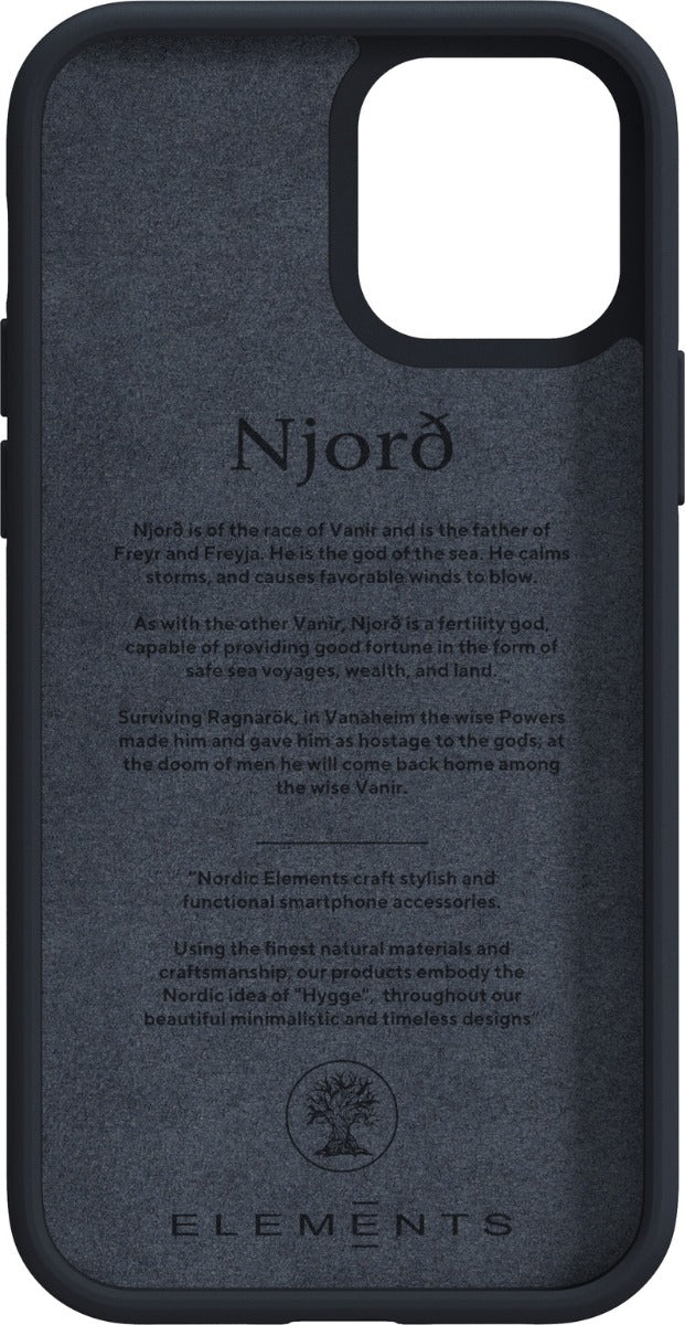 Kryt na iPhone 12 / 12 Pro Njord Vindur - šedý