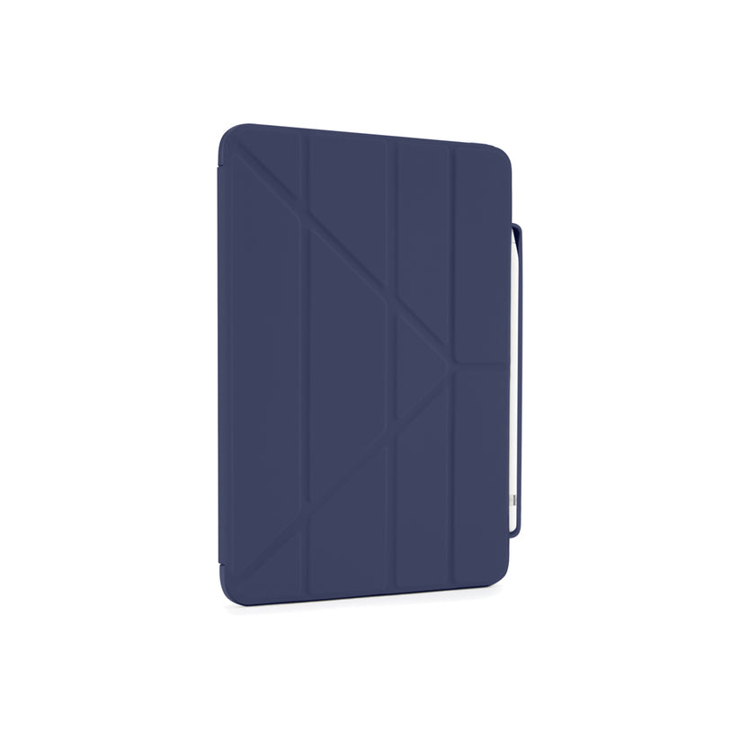 Polohovatelné pouzdro pro iPad 10. gen Pipetto Origami Pencil Case - tmavě modré - iSTYLE CZ