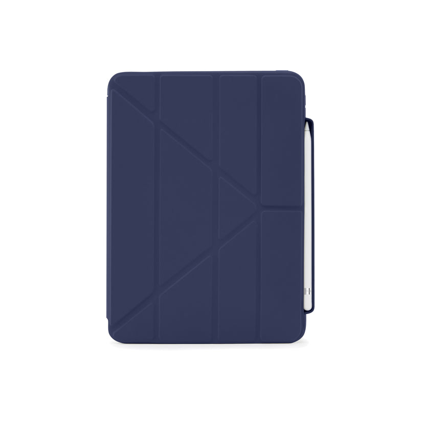 Polohovatelné pouzdro pro iPad 10. gen Pipetto Origami Pencil Case - tmavě modré - iSTYLE CZ
