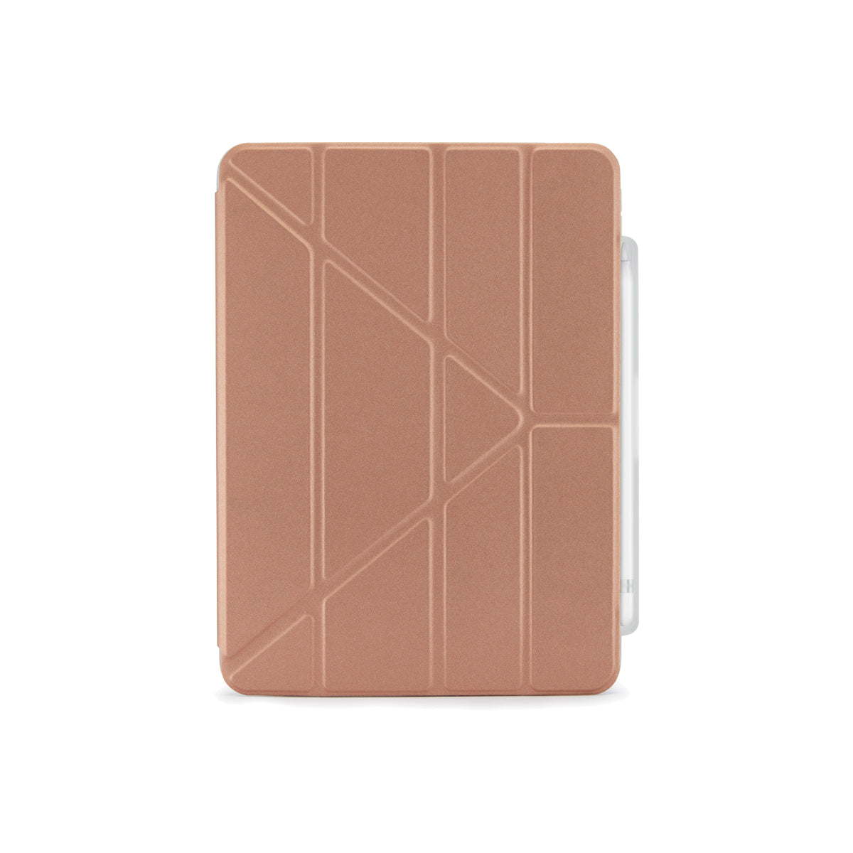 Polohovatelné pouzdro pro iPad 10. gen Pipetto Origami Pencil Case - růžově zlaté - iSTYLE CZ