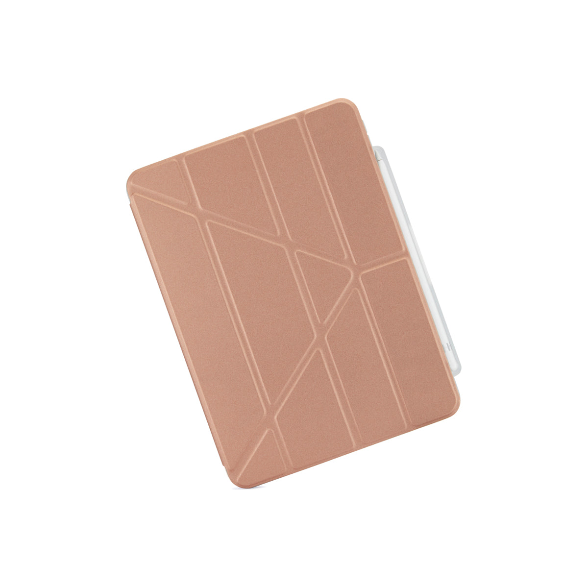 Polohovatelné pouzdro pro iPad 10. gen Pipetto Origami Pencil Case - růžově zlaté - iSTYLE CZ