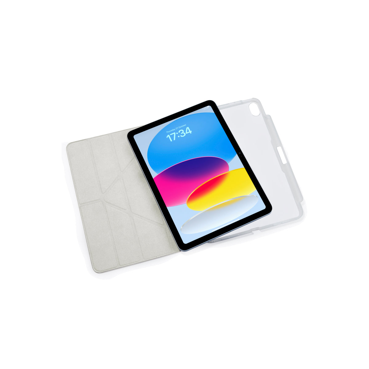 Polohovatelné pouzdro pro iPad 10. gen Pipetto Origami Pencil Case - růžově zlaté - iSTYLE CZ