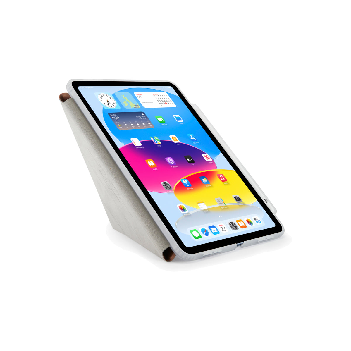 Polohovatelné pouzdro pro iPad 10. gen Pipetto Origami Pencil Case - růžově zlaté - iSTYLE CZ