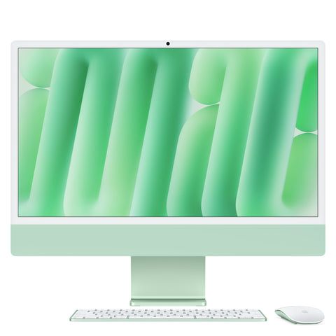 iMac 24“ 4.5K displej, Apple M4 8jádrové CPU, 8jádrové GPU, 16GB, 256GB SSD, CZ - zelený