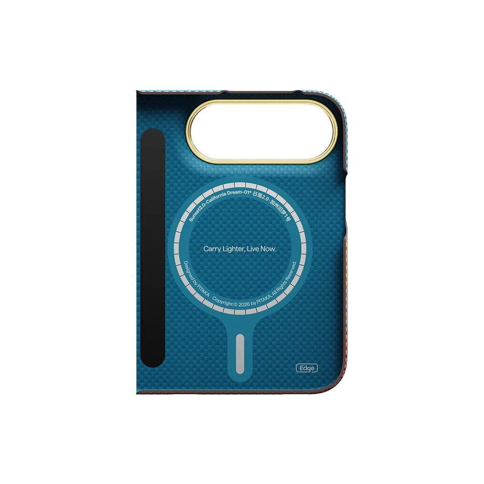 Kryt pro iPhone Duo Pitaka Edge Case (Kompletní sada) - california dream sunset