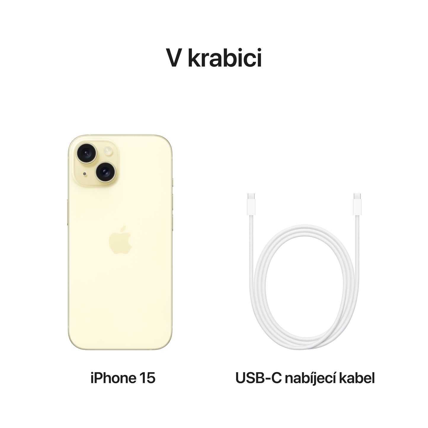 Apple iPhone 15 256GB - žlutý