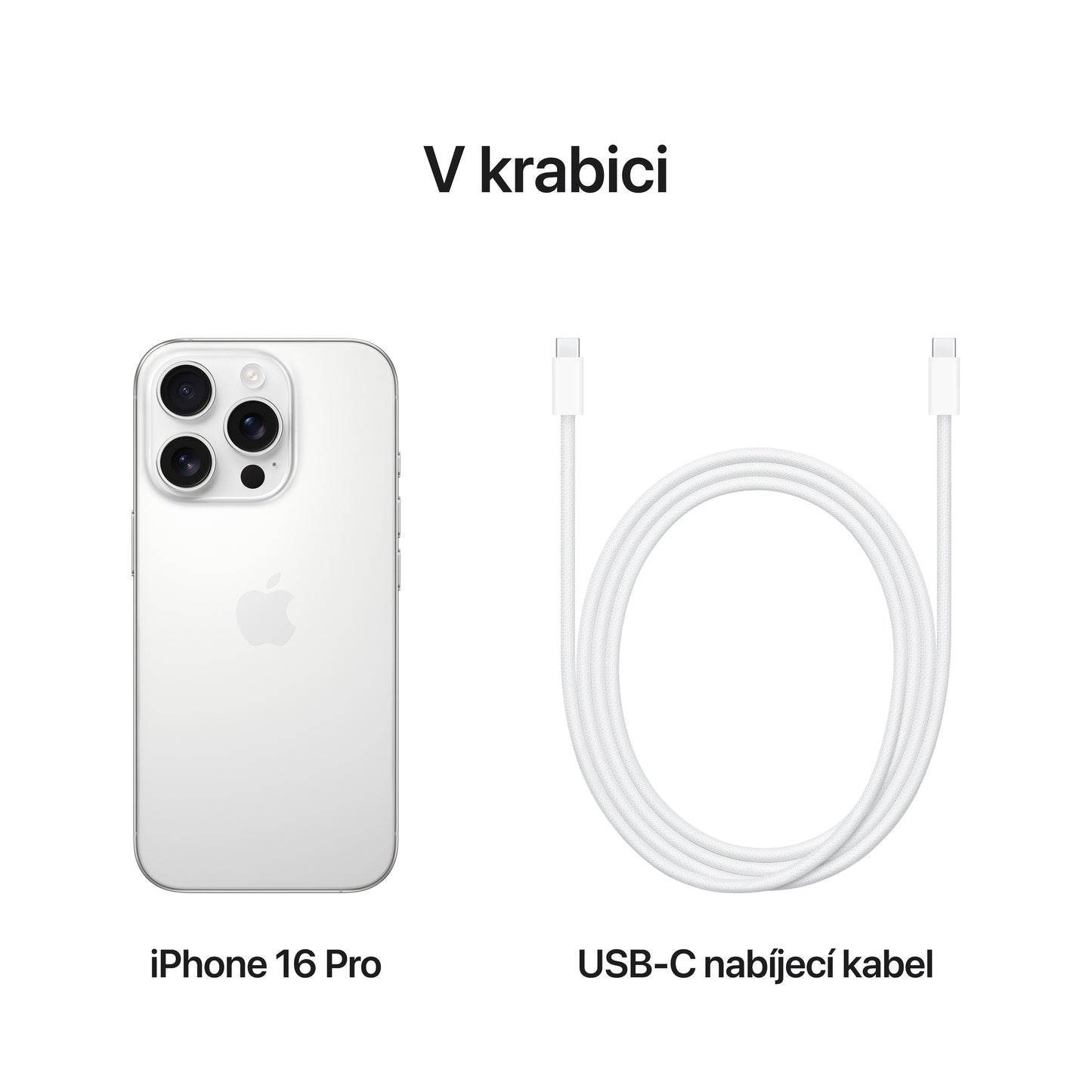 Apple iPhone 16 Pro 256GB - bíle titanový