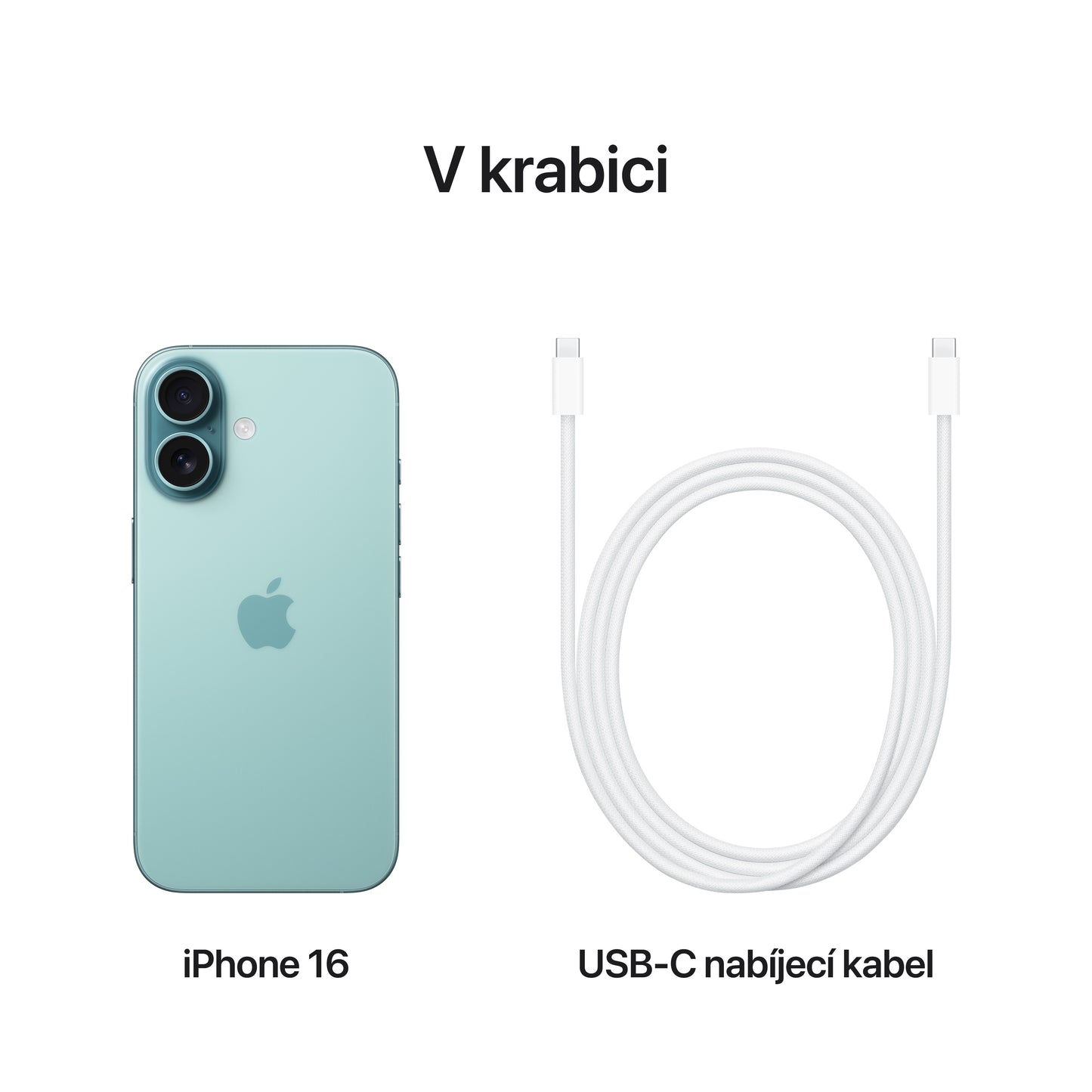 Apple iPhone 16 128GB - modrozelený