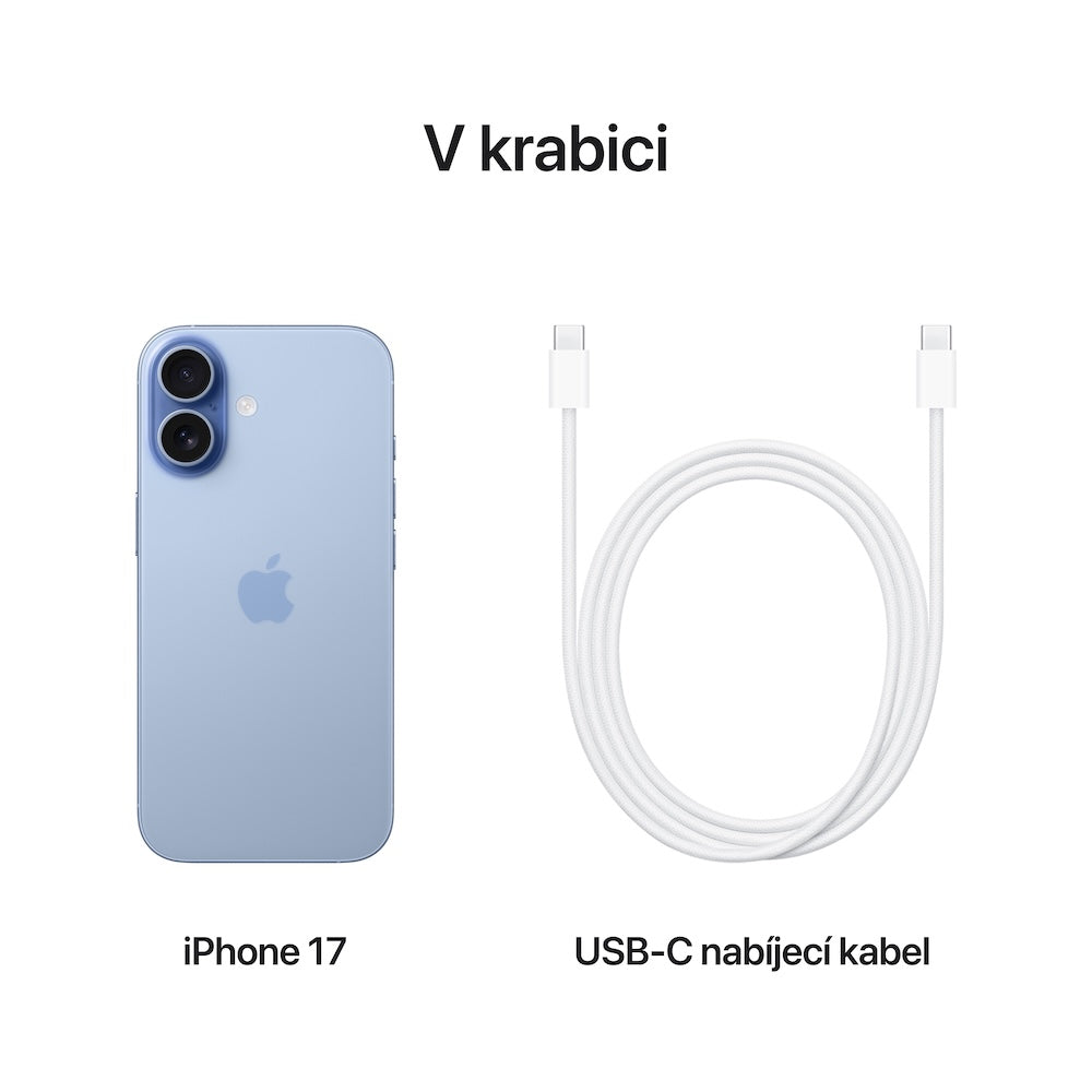 Apple iPhone 17 256GB - mlhově modrý