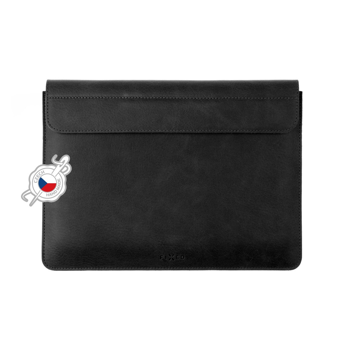 Kožené pouzdro FIXED Oxford pro MacBook Pro 13" a iPad Pro 12,9" - černé