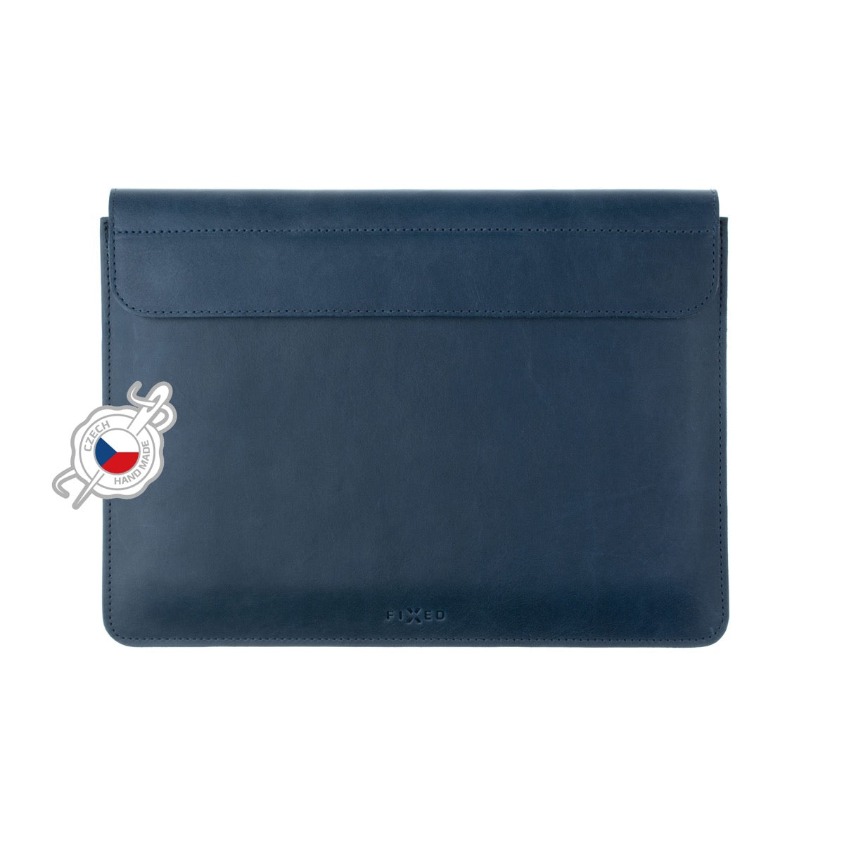 Kožené pouzdro FIXED Oxford pro MacBook Pro 13" a iPad Pro 12,9" - modré