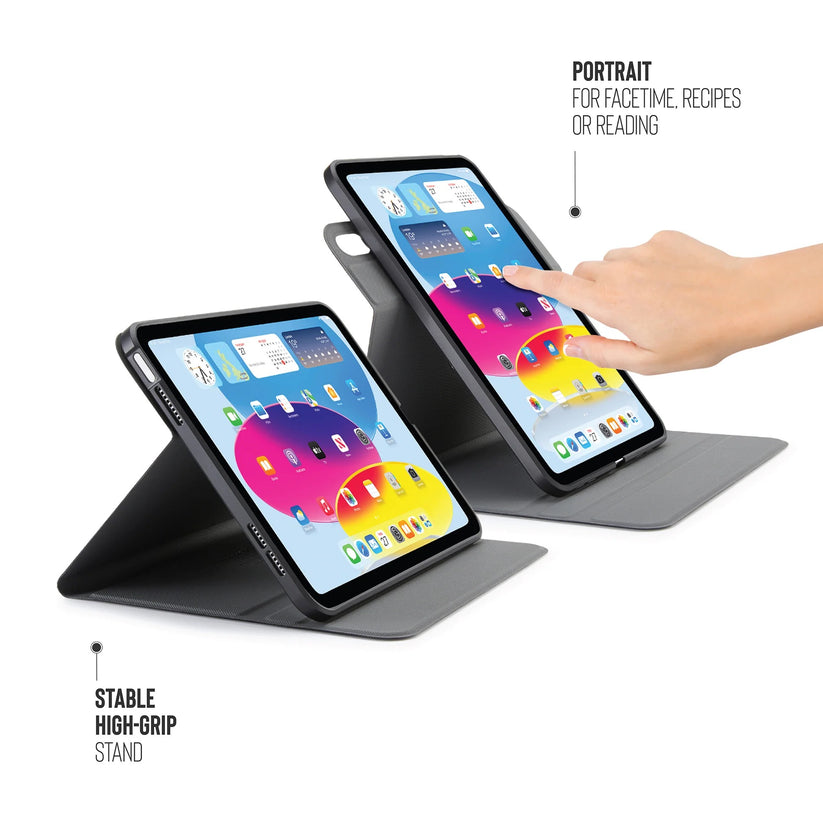 Kryt na iPad Air 13" Pipetto Origami No5 Rotating Folio Case - černý - iSTYLE CZ