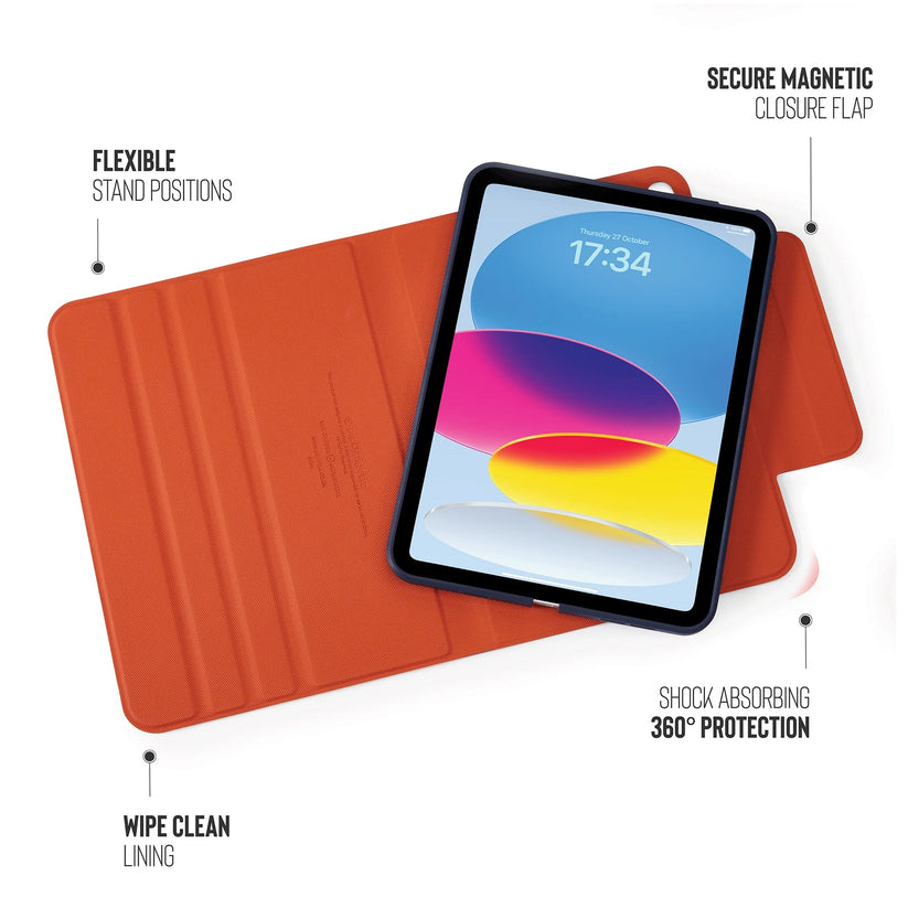 Kryt na iPad Air Pipetto Origami No5 Rotating Folio Case - tmavě modré - iSTYLE CZ