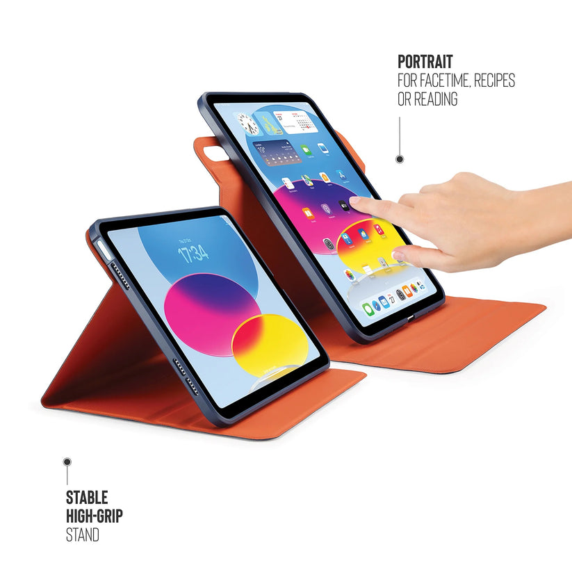 Kryt na iPad Air Pipetto Origami No5 Rotating Folio Case - tmavě modré - iSTYLE CZ