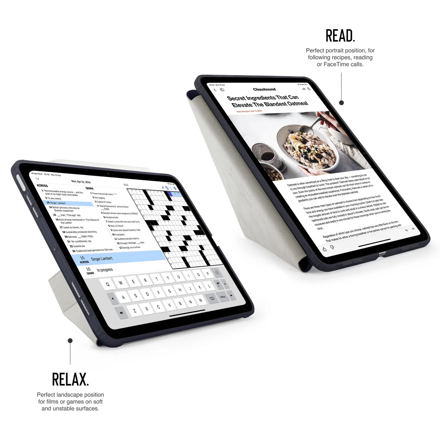 Kryt na iPad Air 13" Pipetto Origami No1 Original Case - tmavě modrý - iSTYLE CZ