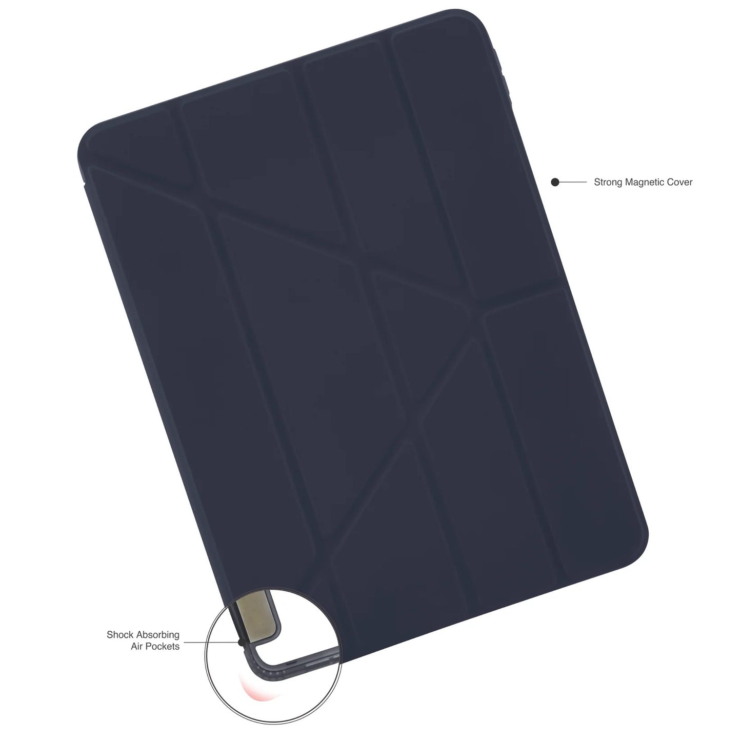 Kryt na iPad Air 13" Pipetto Origami No1 Original Case - tmavě modrý - iSTYLE CZ