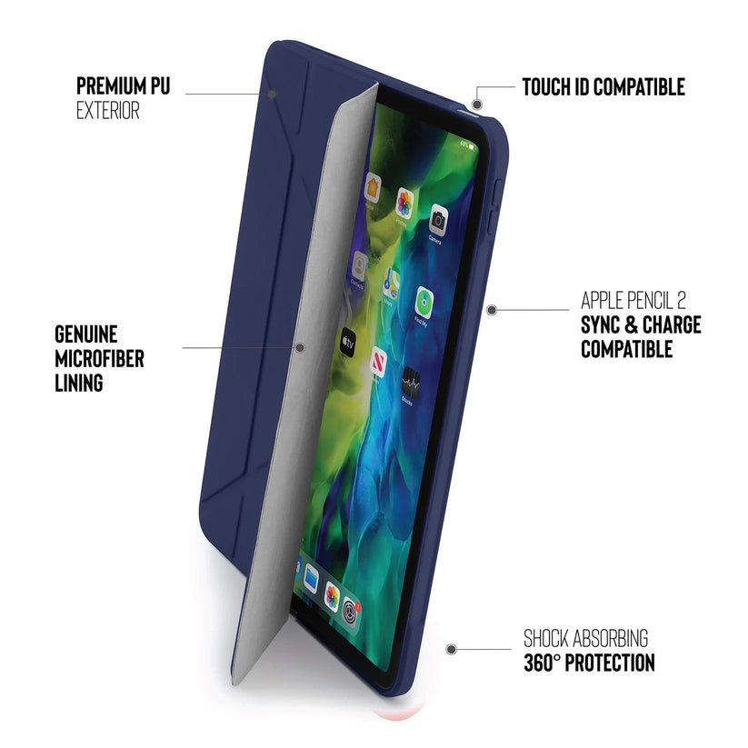 Kryt na iPad Air Pipetto Origami No1 Original Case - tmavě modrý - iSTYLE CZ