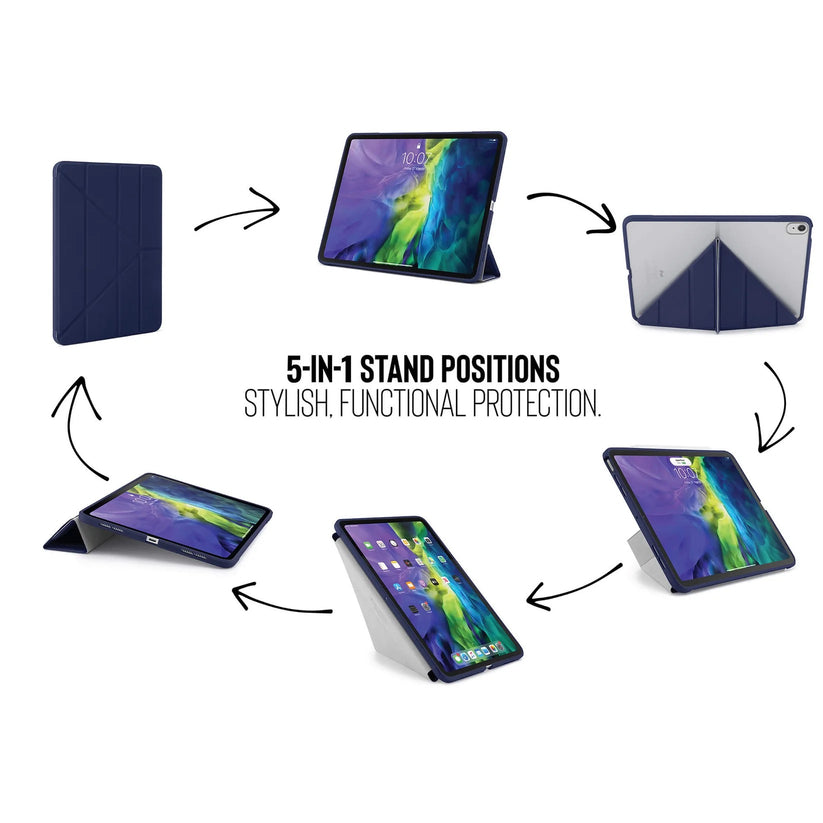 Kryt na iPad Air Pipetto Origami No1 Original Case - tmavě modrý - iSTYLE CZ