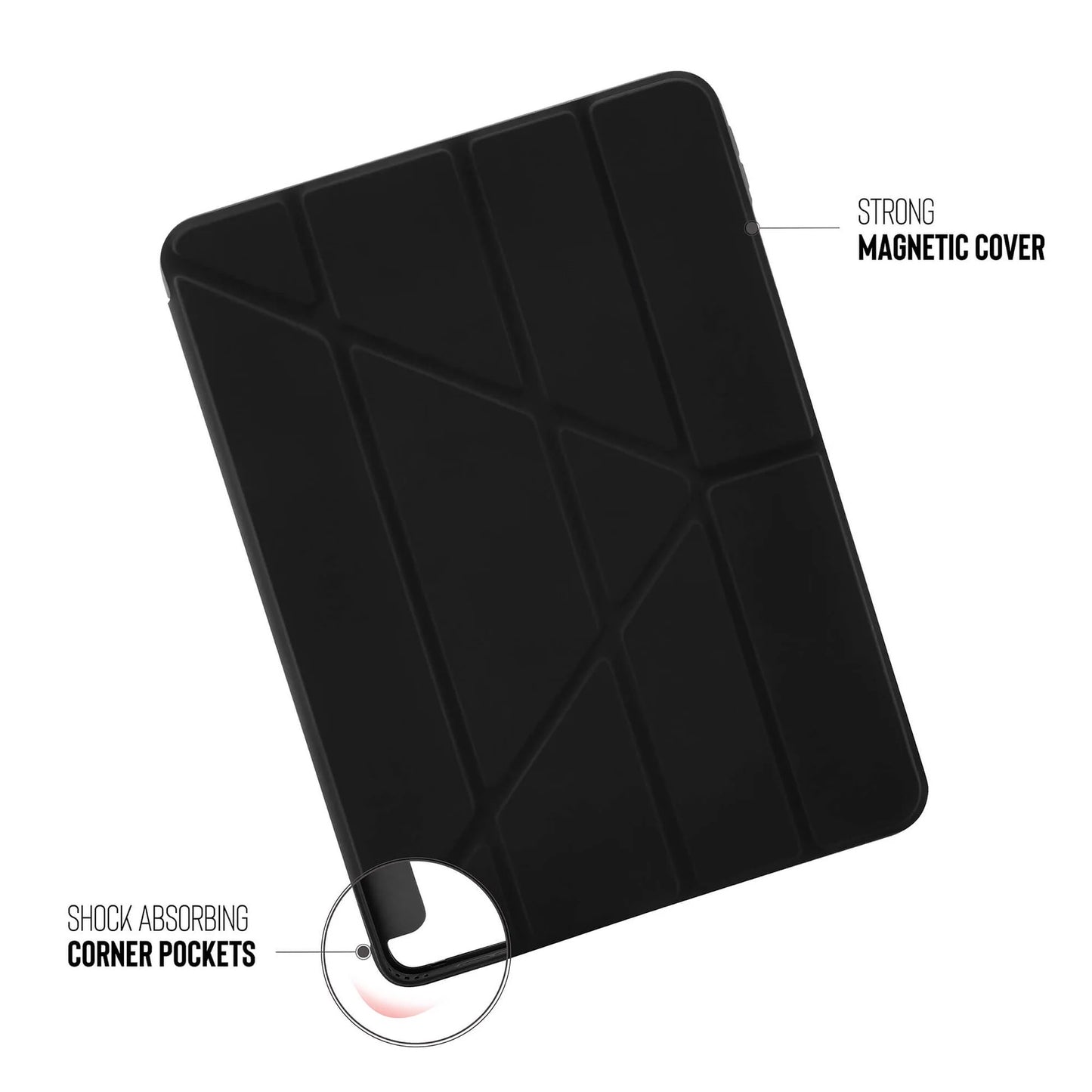 Kryt na iPad Air Pipetto Origami No1 Original Case - černý - iSTYLE CZ