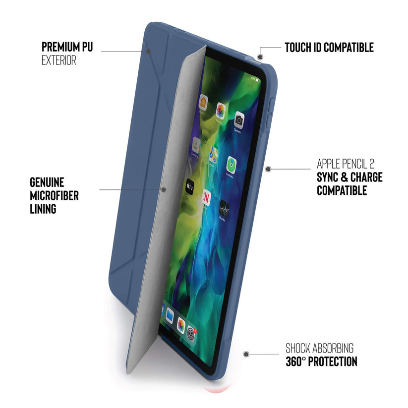 Kryt na iPad Air Pipetto Origami No1 Original Case - světle modrý - iSTYLE CZ