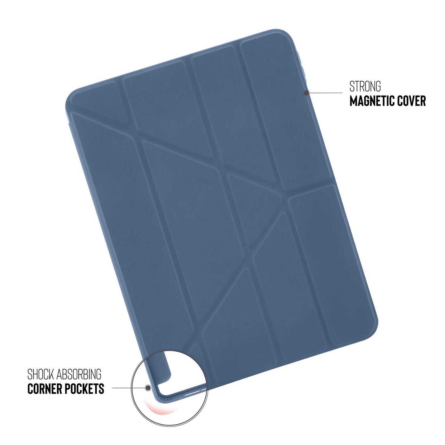 Kryt na iPad Air Pipetto Origami No1 Original Case - světle modrý - iSTYLE CZ